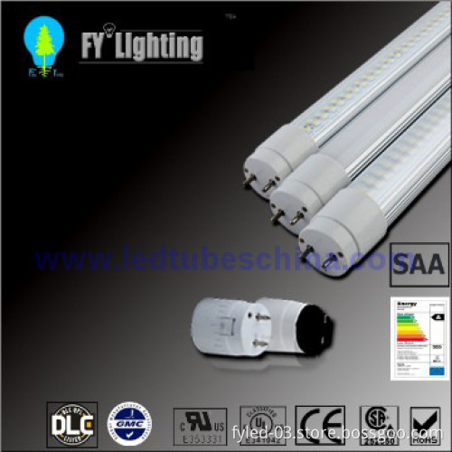 DLC/CSA/UL/cUL listed frosted 4ft led tube light fixture 18w